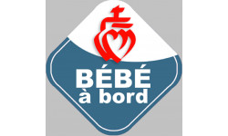 bébé à bord vendéen - 15cm - Sticker/autocollant