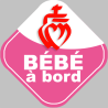 Disque de vitesse 75Km/H bord rouge - 5cm - Sticker/autocollant