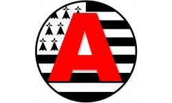 numéroderue194 - classique 10x10cm - Sticker/autocollant