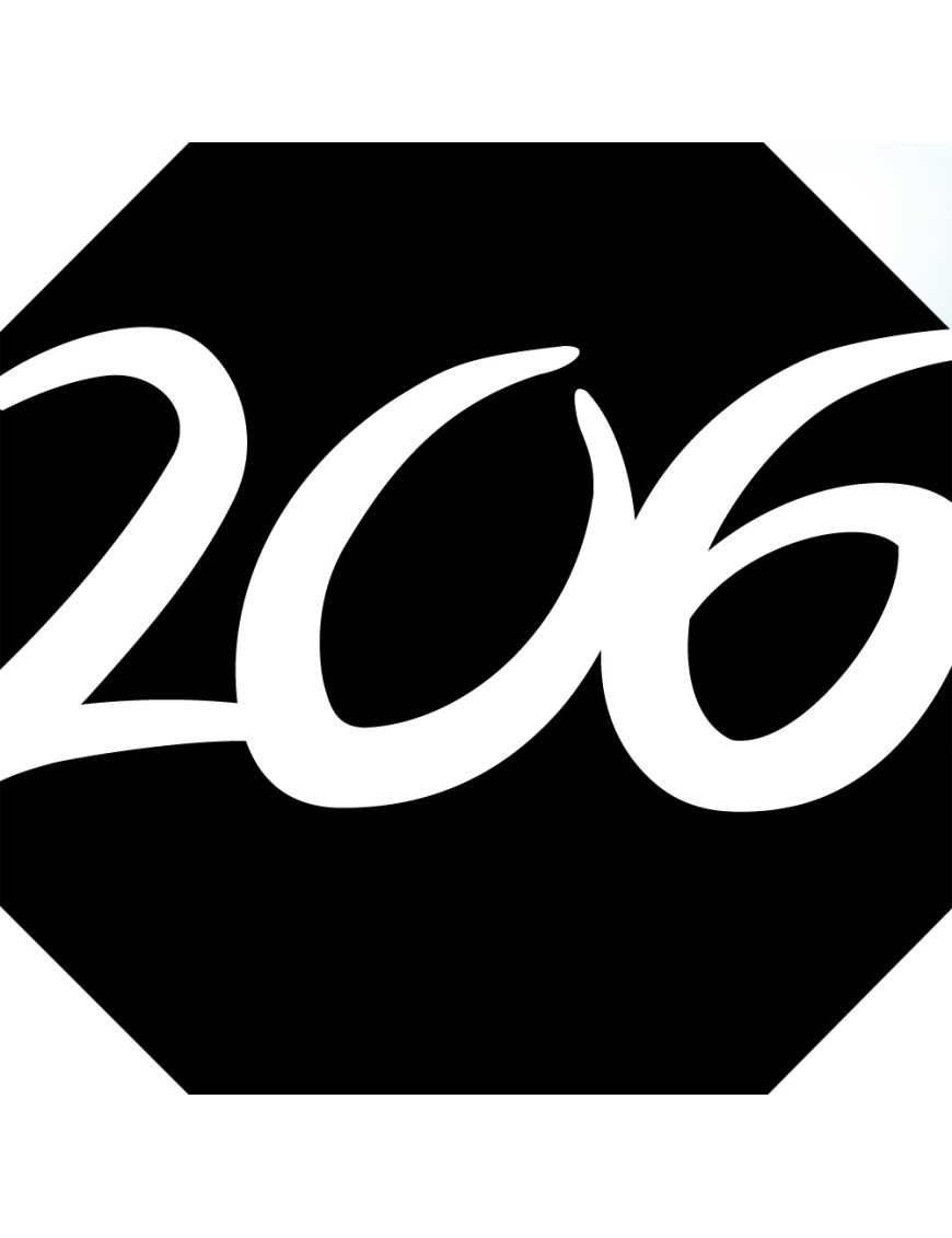 numéroderue206 - architecte 10x10cm - Sticker/autocollant numéroderue206 - architecte 10x10cm - Sticker/autocollant