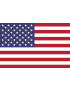 Drapeau États-Unis (19.5x13cm) - Autocollant/Sticker