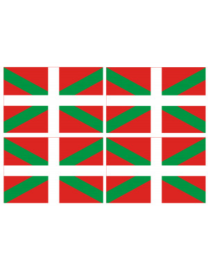 Drapeau Basque - 29x20cm - Sticker/autocollant