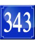 numéroderue343 - classique 10x10cm - Sticker/autocollant