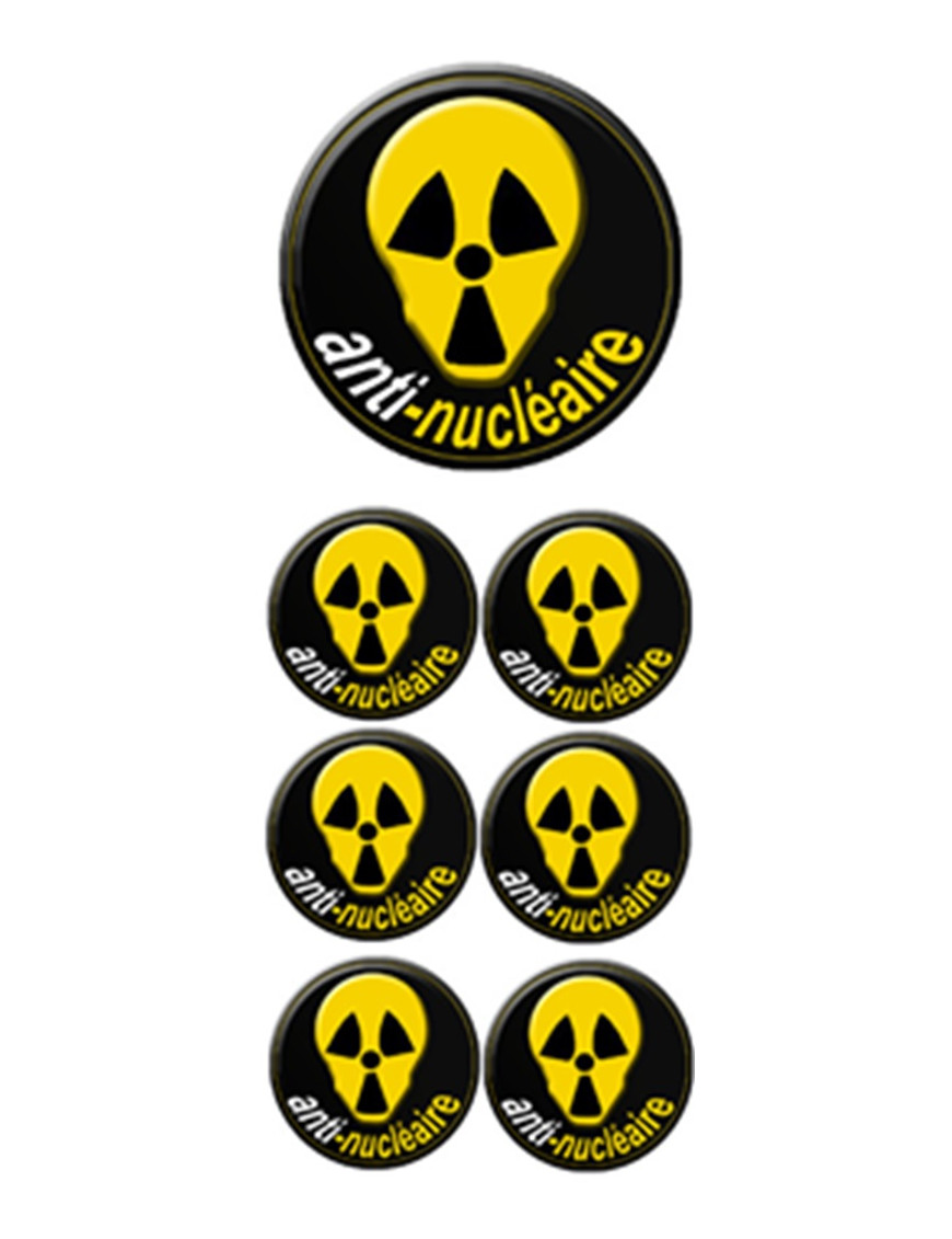 Autocollant/Sticker :  anti-nucleaire 2