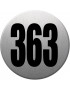 numéroderue363 - gris brossé 10x10cm - Sticker/autocollant