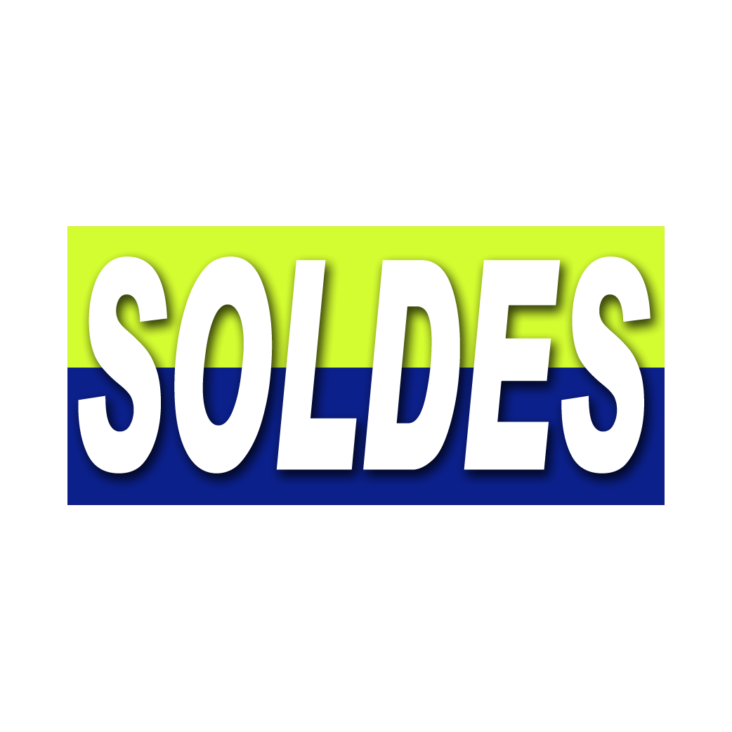SOLDES V1 - 30x14cm - Sticker/autocollant
