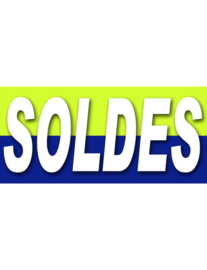 SOLDES V1 - 30x14cm - Sticker/autocollant