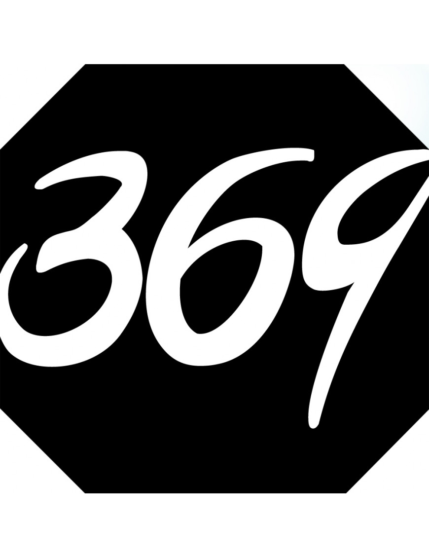 numéroderue369 - architecte 10x10cm - Sticker/autocollant numéroderue369 - architecte 10x10cm - Sticker/autocollant