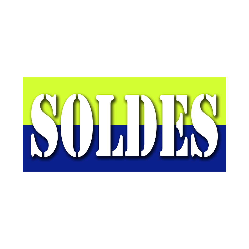 SOLDES V2 - 30x14cm - Sticker/autocollant
