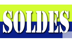 SOLDES V2 - 30x14cm - Sticker/autocollant