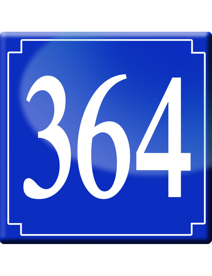 numéroderue364 - classique 10x10cm - Sticker/autocollant numéroderue364 - classique 10x10cm - Sticker/autocollant