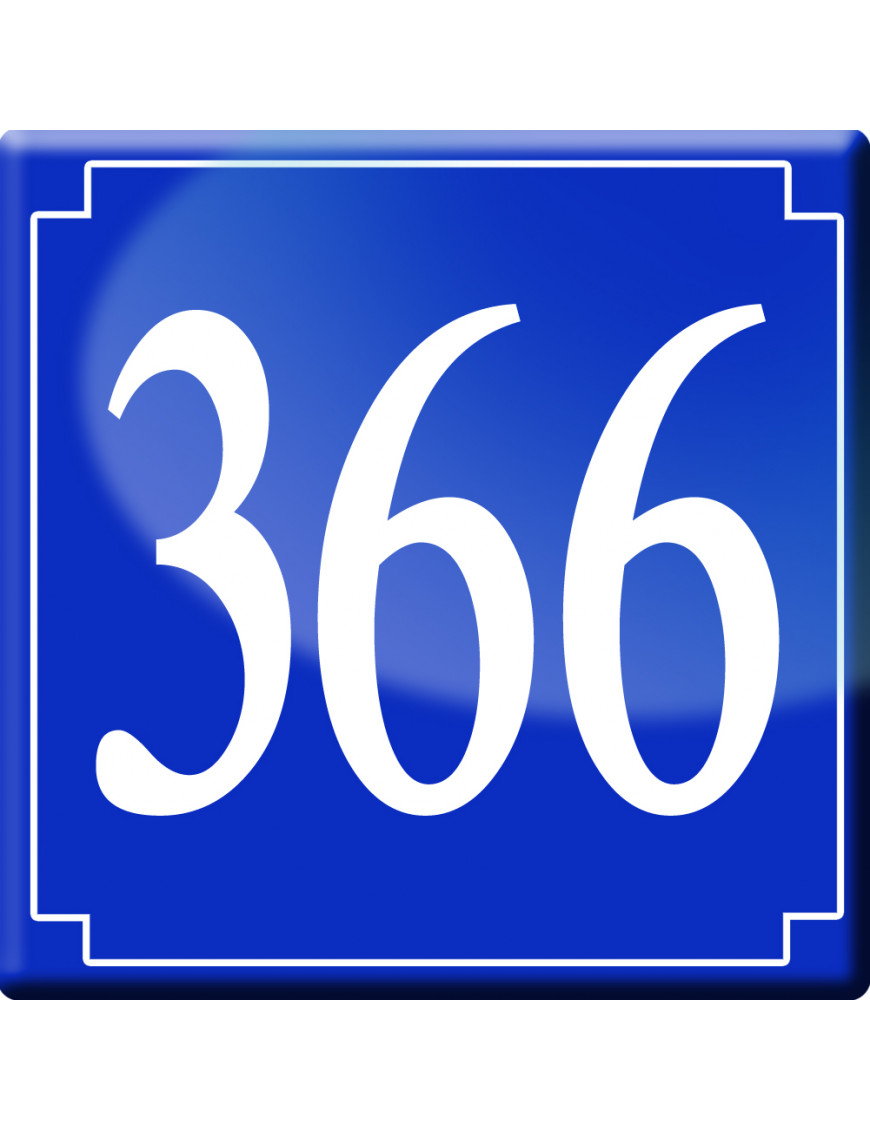 numéroderue366 - classique 10x10cm - Sticker/autocollant numéroderue366 - classique 10x10cm - Sticker/autocollant