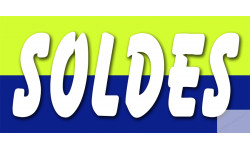 SOLDES V3 - 30x14cm - Sticker/autocollant