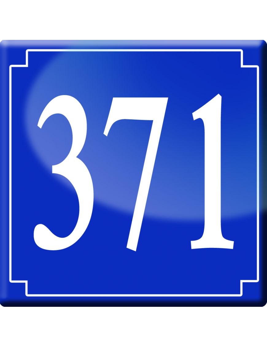 numéroderue371 - classique 10x10cm - Sticker/autocollant numéroderue371 - classique 10x10cm - Sticker/autocollant