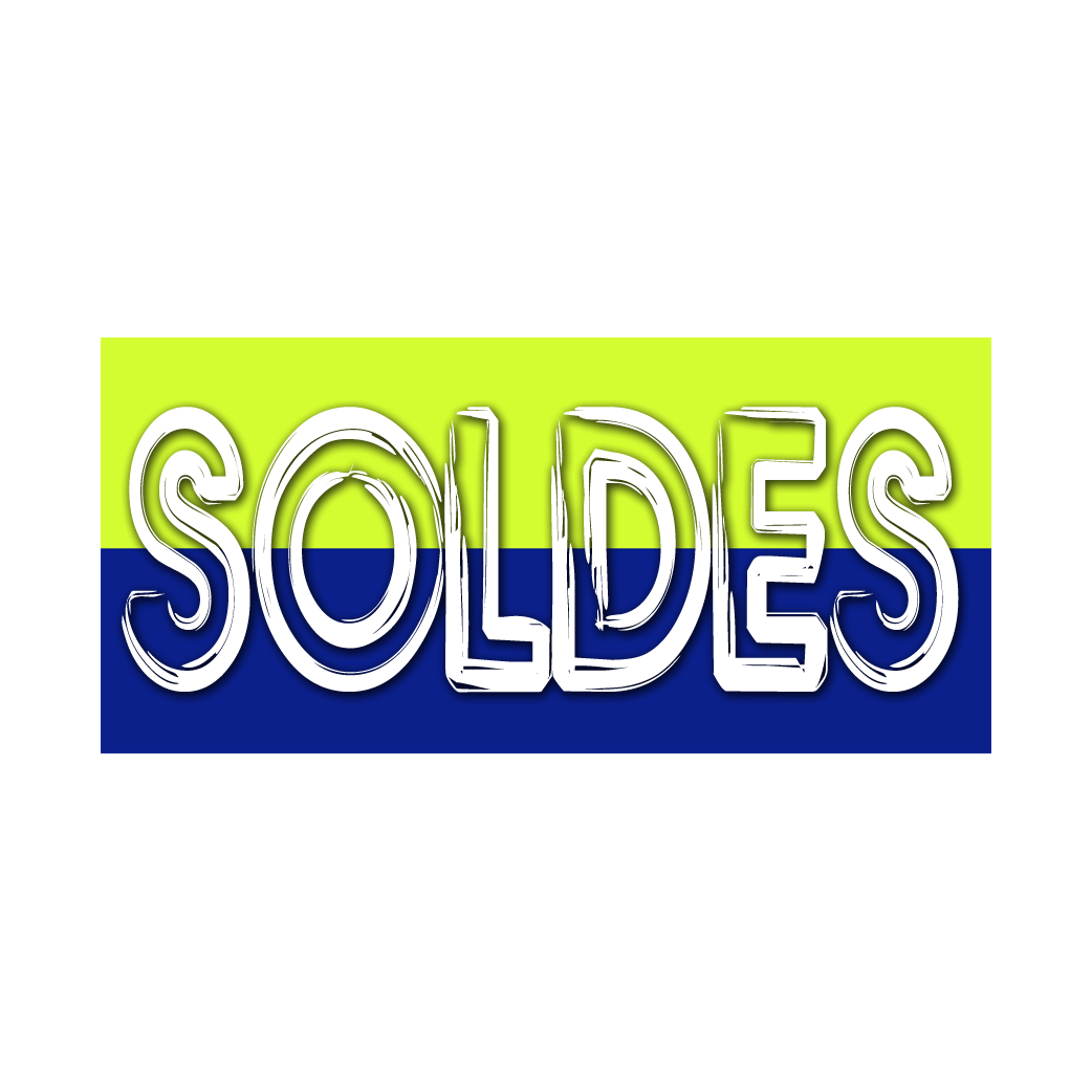 SOLDES V4 - 30x14cm - Sticker/autocollant