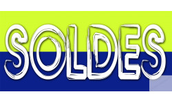 SOLDES V4 - 30x14cm - Sticker/autocollant