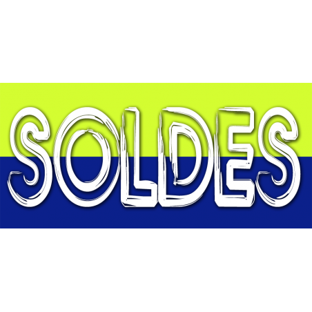 SOLDES V4 - 30x14cm - Sticker/autocollant