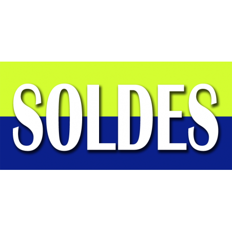 SOLDES V7 - 30x14cm - Sticker/autocollant