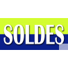 SOLDES V7 - 30x14cm - Sticker/autocollant