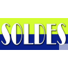 SOLDES V8 - 30x14cm - Sticker/autocollant