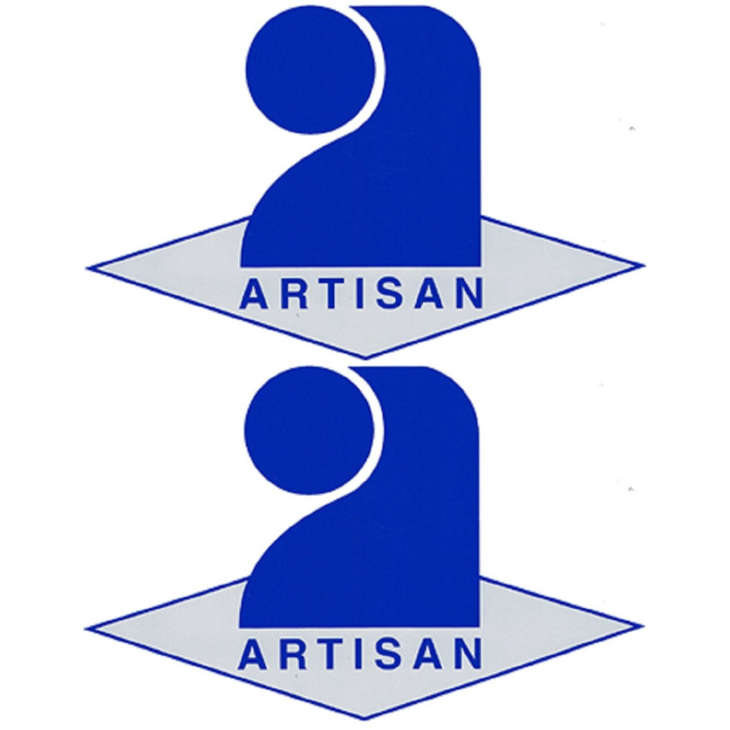 Logo Artisan (2 fois 18x11.3cm) - Sticker/autocollant
