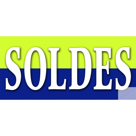 SOLDES V11 - 30x14cm - Sticker/autocollant