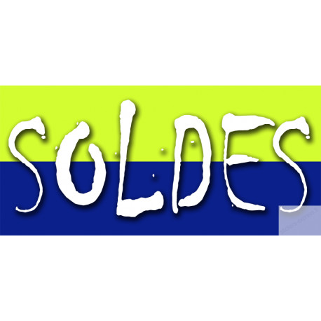 SOLDES V13 - 30x14cm - Sticker/autocollant