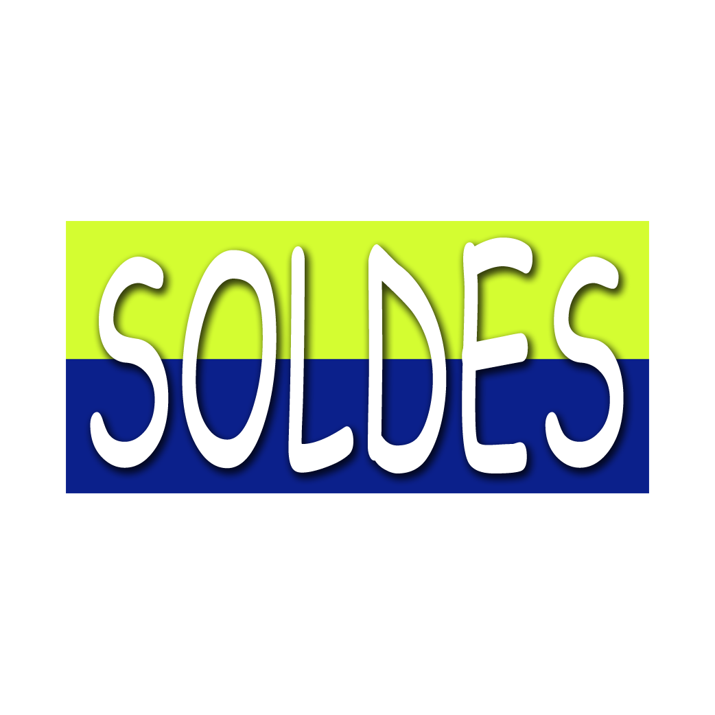 SOLDES V14 - 30x14cm - Sticker/autocollant