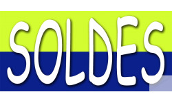 SOLDES V14 - 30x14cm - Sticker/autocollant