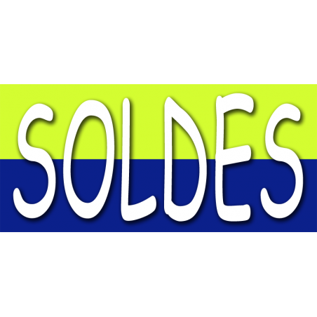 SOLDES V14 - 30x14cm - Sticker/autocollant