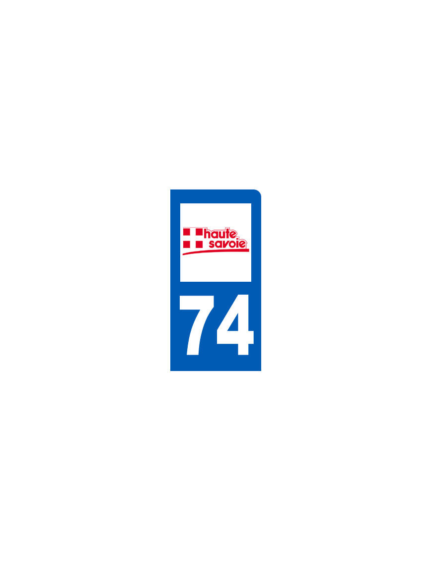immatriculation motard 74 Haute-Savoie - Sticker/autocollant immatriculation motard 74 Haute-Savoie - Sticker/autocollant