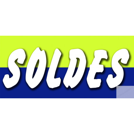 SOLDES V16 - 30x14cm - Sticker/autocollant