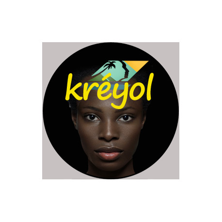 Créole-Kréyol guadeloupe - 20cm - Sticker/autocollant Créole-Kréyol guadeloupe - 20cm - Sticker/autocollant