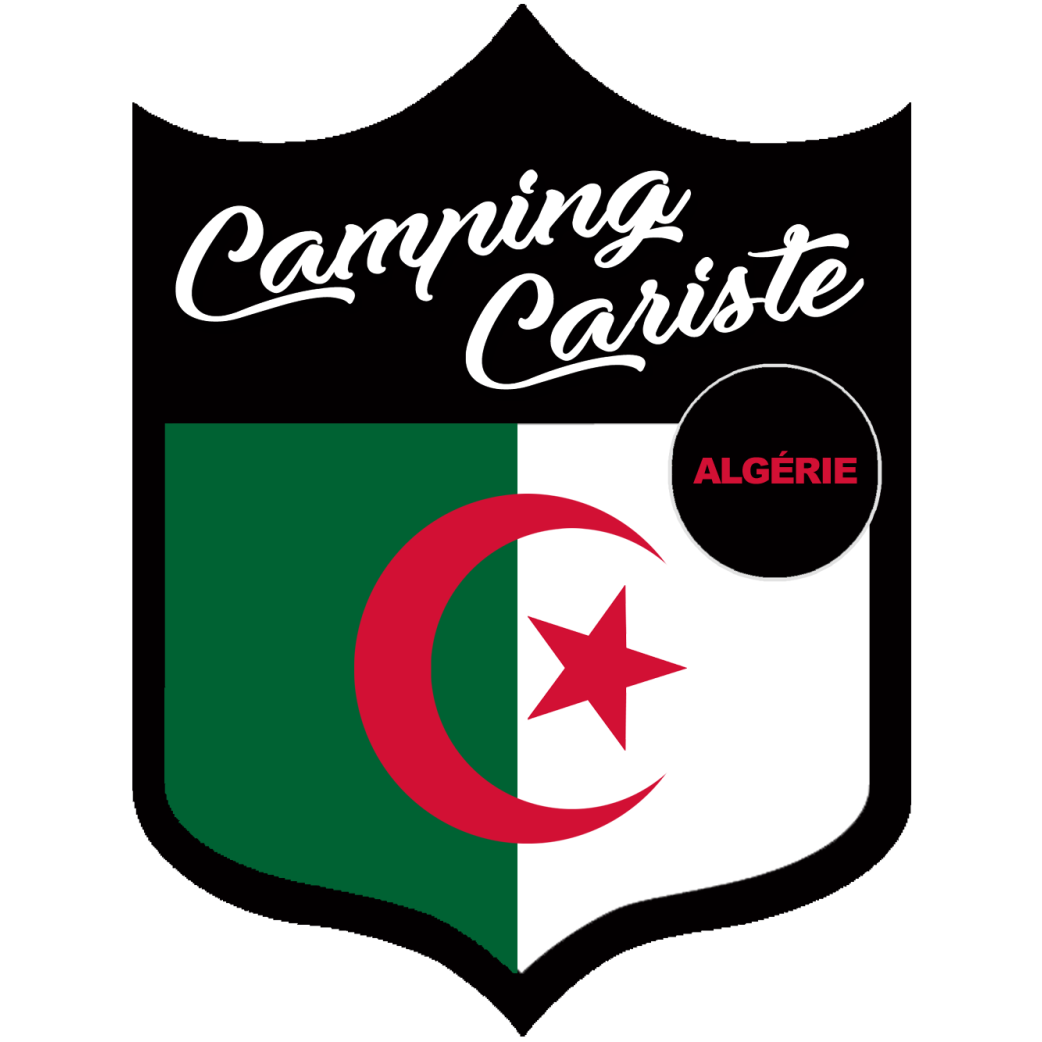Campingcariste Algérie - 15x11.2cm - Sticker/autocollant