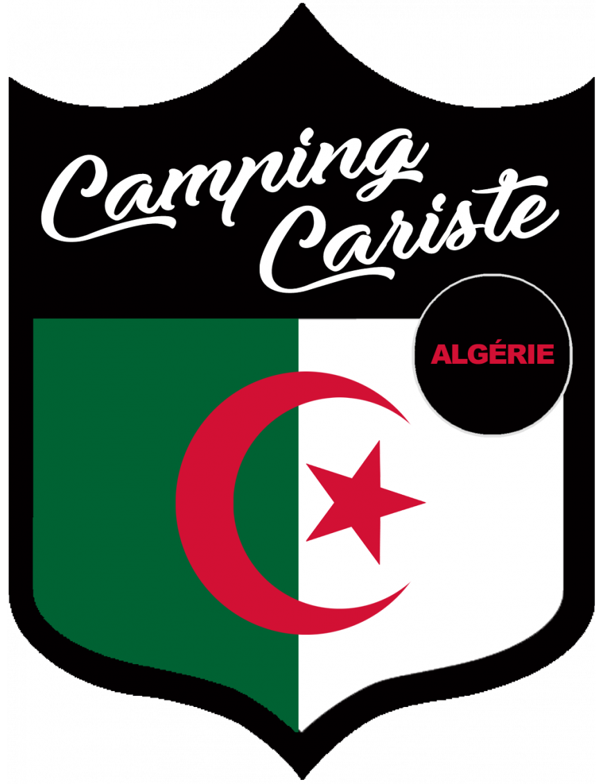 Campingcariste Algérie - 10x7.5cm - Sticker/autocollant Campingcariste Algérie - 10x7.5cm - Sticker/autocollant