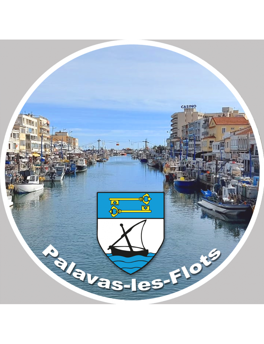 Palavas-les-Flots - 10cm - Sticker/autocollant Palavas-les-Flots - 10cm - Sticker/autocollant