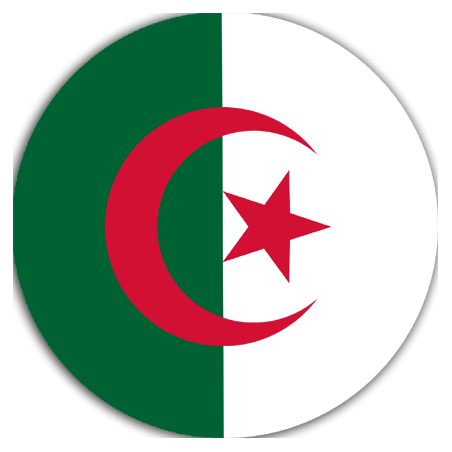 Algérie - 15cm - Sticker/autocollant