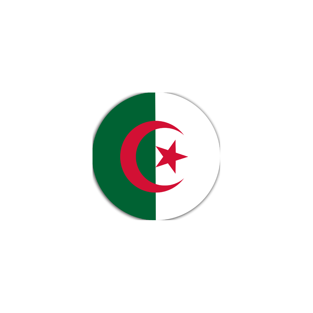Algérie - 20cm - Sticker/autocollant