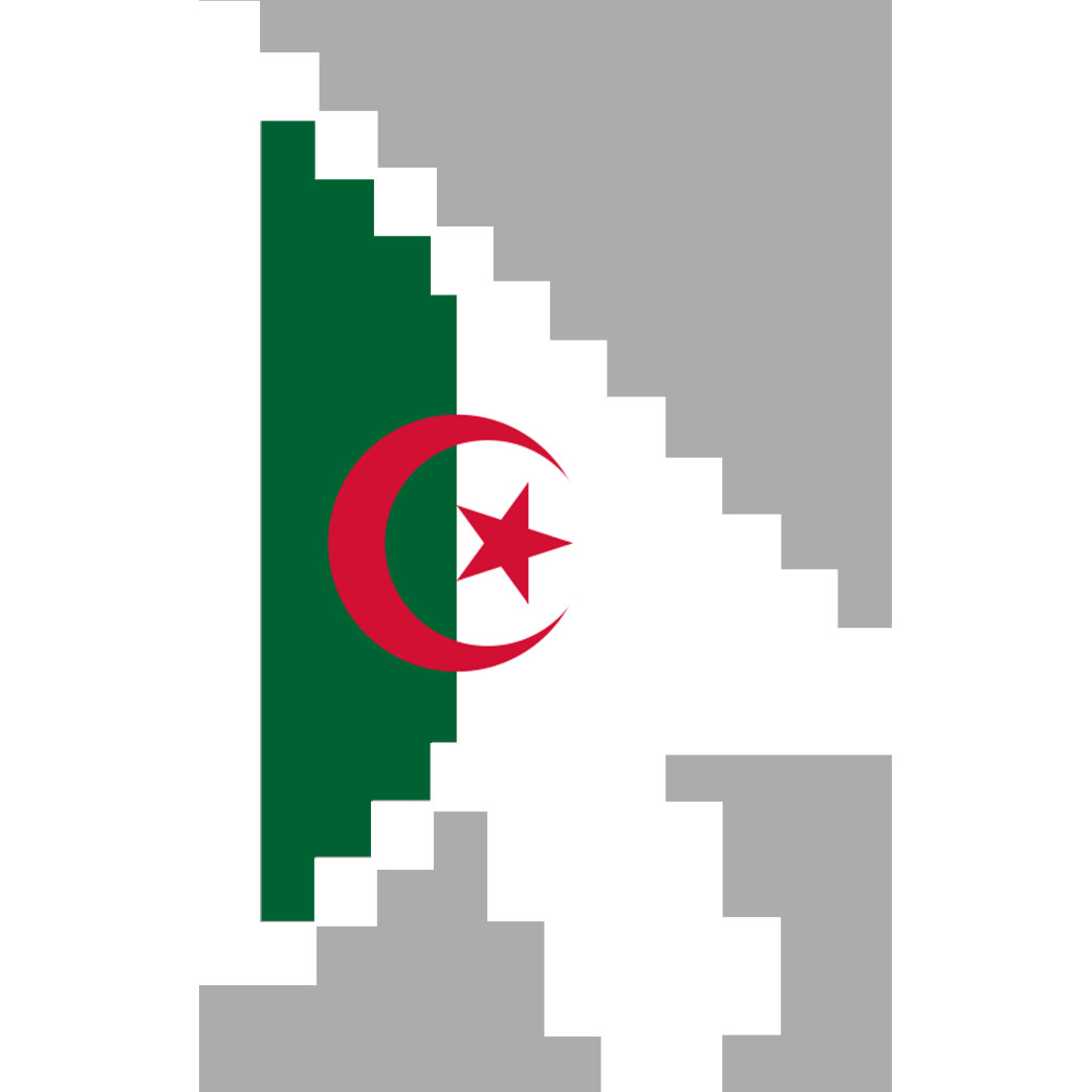 Curseur fléche Algérienne - 29x18.3cm - sticker/autocollant