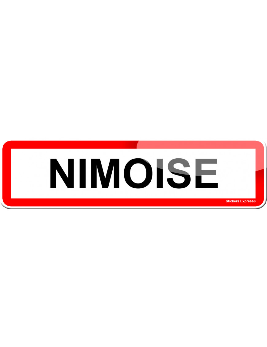 Nimoise (15x4cm) - Sticker/autocollant Nimoise (15x4cm) - Sticker/autocollant