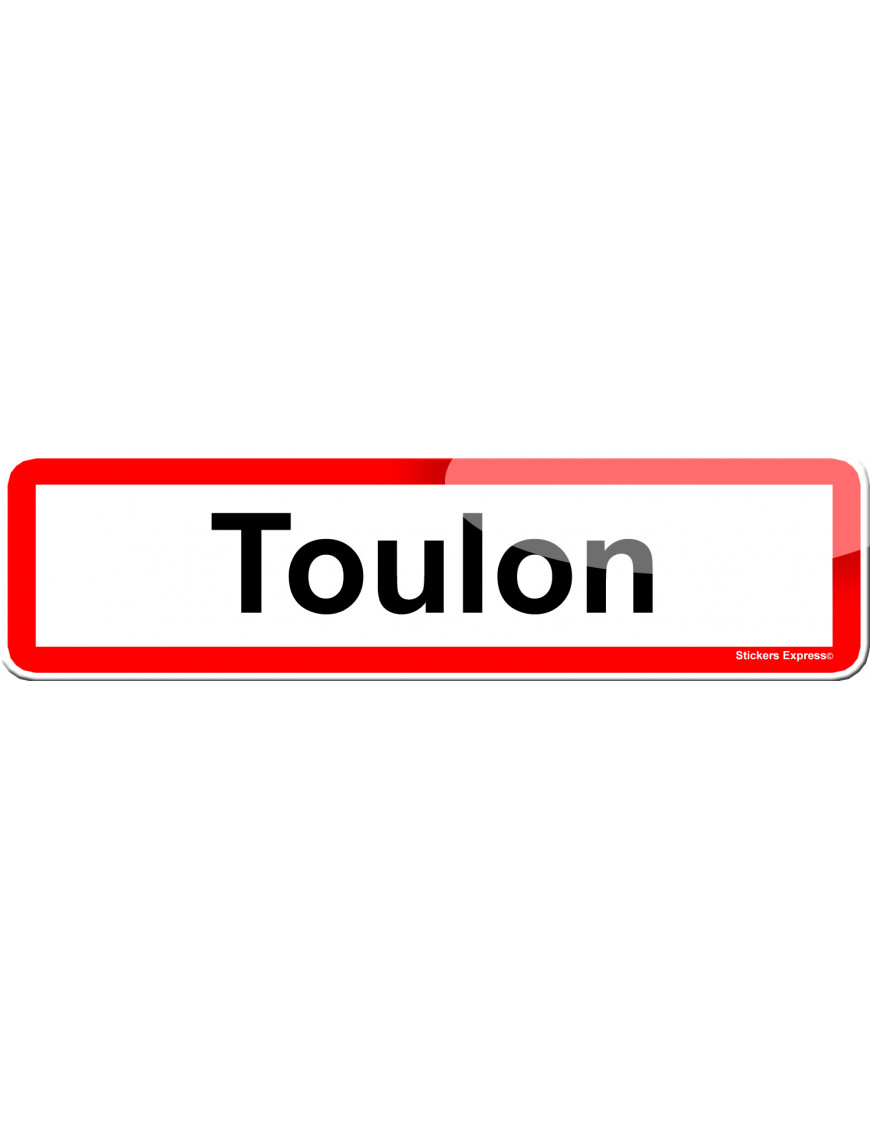 Toulon (15x4cm) - Sticker/autocollant Toulon (15x4cm) - Sticker/autocollant