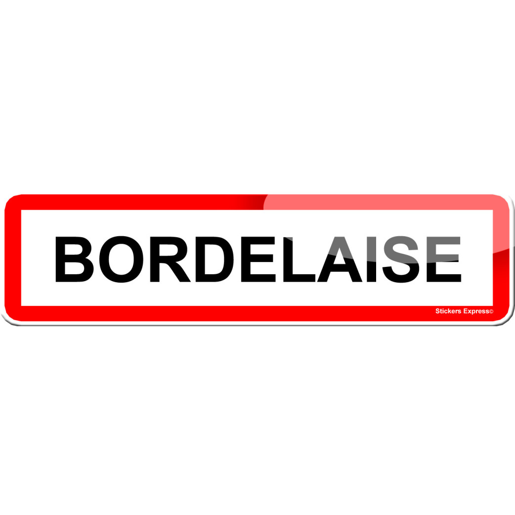 Bordelaise (15x4cm) - Sticker/autocollant
