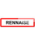 Rennaise (15x4cm) - Sticker/autocollant