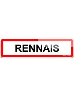 Rennais (15x4cm) - Sticker/autocollant