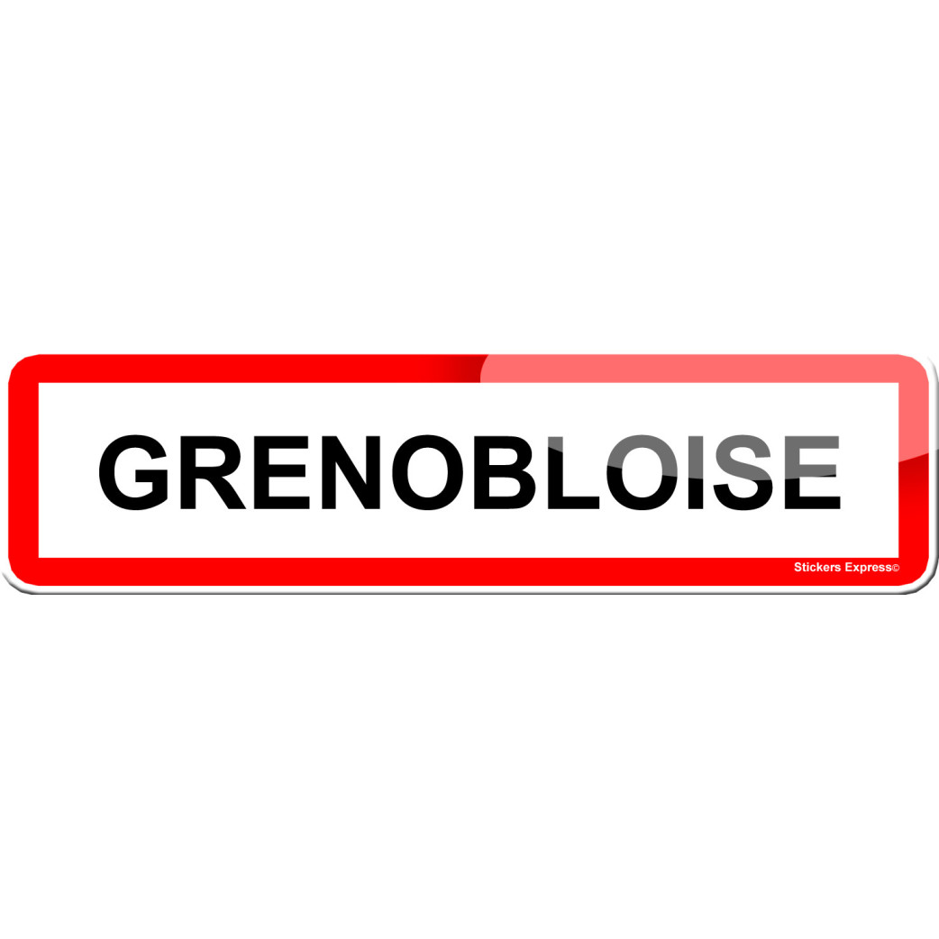 Grenobloise (15x4cm) - Sticker/autocollant