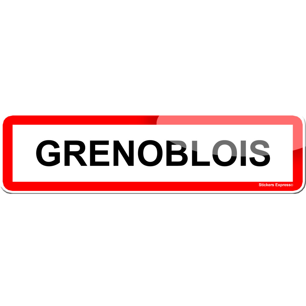 Grenoblois (15x4cm) - Sticker/autocollant