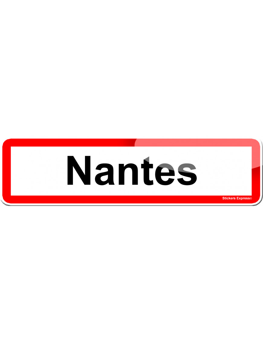 Nantes (15x4cm) - Sticker/autocollant Nantes (15x4cm) - Sticker/autocollant