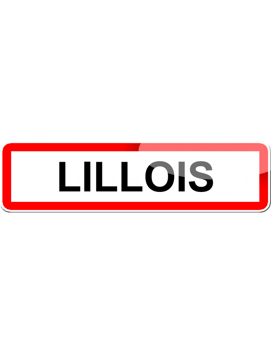 Lillois (15x4cm) - Sticker/autocollant Lillois (15x4cm) - Sticker/autocollant