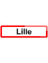 Lille (15x4cm) - Sticker/autocollant