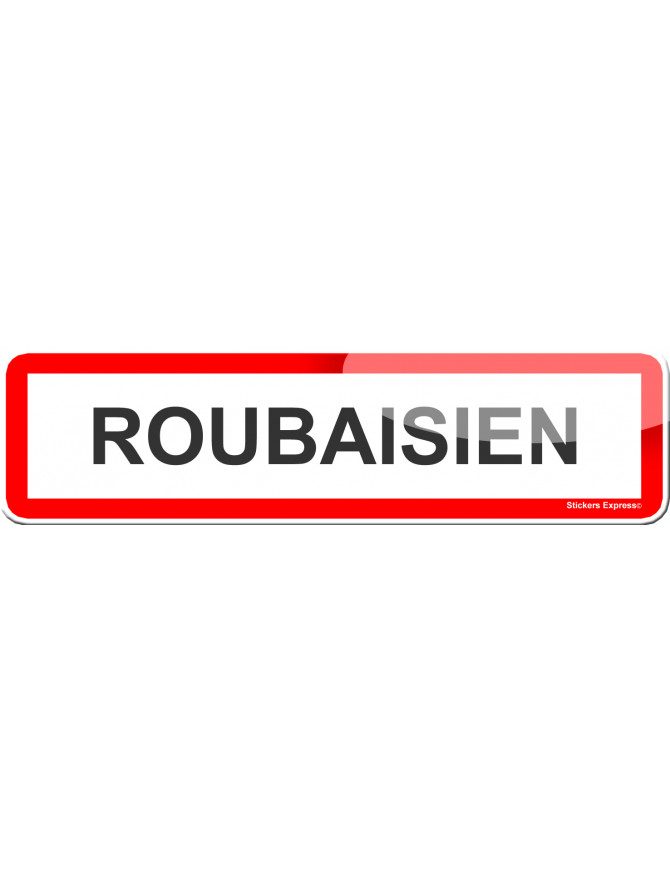 Roubaisien (15x4cm) - Sticker/autocollant